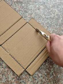 2026 DIY 手作必備金屬滾輪打孔壓痕工具，耐用木柄，2合1穿孔與折疊工具，適用於紙板回收手工專案，實現均勻彎曲與折疊 - A - 查看 10