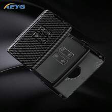 Carbon Fiber Style ABS Car Key Fob Cover, Protective Key Shell Fit For Renault Koleos Kadjar Megane Talisman Captur Espace Clio 2016-2023 & Dacia Duster 2023 - Renault a - View 3