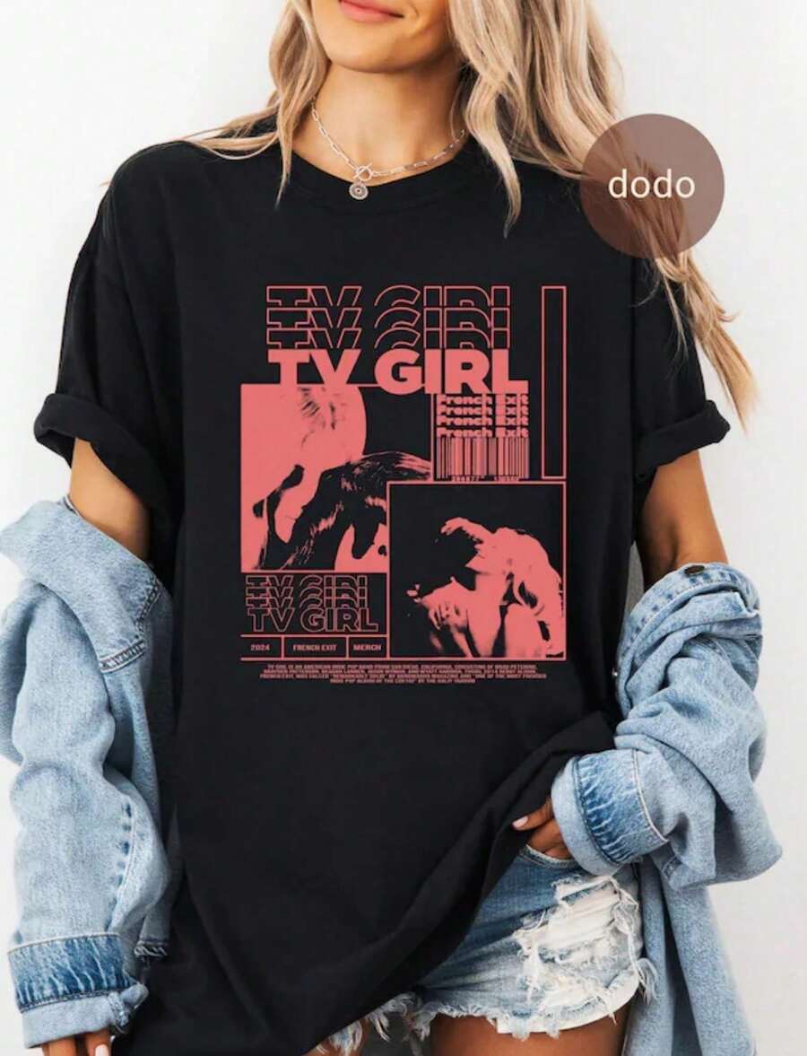 Camiseta Gráfica Pretty & Petty _ Camiseta de Impacto _ Top de Hip Hop - Negro 7 - Ver 1