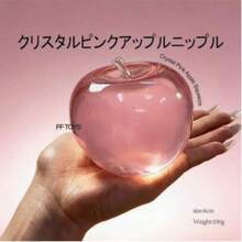 1pc Soft Comfortable Slow Rebound Malt Pink Crystal Apple, Ice Cube And Green Crystal Big Apple, Soft Ultra-Thin Sticky Outer Skin, Malleable Creamy Texture Squeeze Toy Ball, Suitable For Christmas Desk Decoration, Office Stress Relief, Ideal Gift - Multicolor - View 2