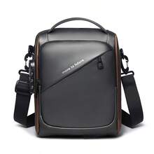 4 Colors Available, Casual Chest Bag For Men, Multifunctional Crossbody Sling Bag With Combination Lock, Lightweight Large Capacity, PU Leather Waterproof And Wear-Resistant, Sports Cycling Shoulder Bag - Multicolor - View 14