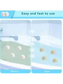 Bolas de limpieza para piscina - de absorción rápida, alta eficiencia, esponjas reutilizables para frotar spa y jacuzzi, adecuadas para sistemas de filtración de arena, diseño de superficie texturizada duradera, esenciales para el mantenimiento de piscina y spa. - Bolas de esponja descalcificadoras - Ver 10