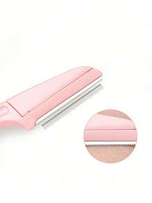 1/3/6pcs Set Portable Eyebrow Trimmer, Foldable Eyebrow Razor Blades Makeup Tools For Women, Razors, Face Shavers, Dermaplaning Tool For Folding Travel,Professional Eyebrow Grooming Tool,Makeup Tool Gift, Portable Eyebrow Trimmer Set - Foldable - View 5