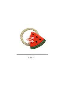 2/10pcs Random Cartoon Cute Hair Scrunchies, Sweet Style Daily Wear Hairbands - Multicolor - View 8