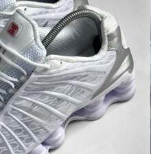 Tenis 12 MOLAS Branco Refletivo Super Amortecimento Academia Corrida Treino - BRANCO - Visão 2