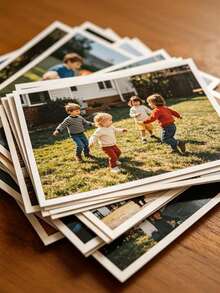 10pcs Customized Personalized Photos, 6-Inch Photo Printing, Capture Beautiful Moments, Photo Album Paper, Wedding Souvenir, Christmas Thanksgiving Father's Day Gift, Pet Memorial, Commemorative Album - Multicolor - View 5
