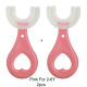 2 unidades, color rosa, para niños de 2 a 6 años.