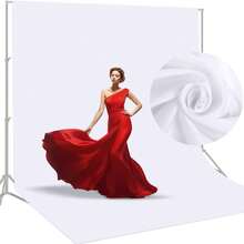 Weißer Hintergrund Fotohintergrund Hochdichter Polyesterstoff Fotohintergrund Vorhang Faltbar Waschbar Nahtlos Fotoaufnahmen Porträt Party Hochzeit Outdoor-Aktivitäten - A - Übersicht 8