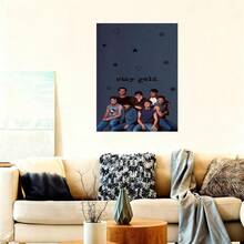 Decorative Poster Of The Movie "The Outsider", 2D Flat - Retro Vintage Style Of The 80s, Suitable For Fans Of 80s Movies, Iconic Art Print Of The Book And Film Adaptation, Wall Decoration For Home Theater, Living Room, Bedroom - Nostalgic Gift For Lovers Of - Cuadros decorativos con marco - 查看 1