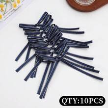 10/20/50pcs Double-Sided Silver Edge Ribbon Bows, Suitable For Flower Gift Wrapping, Baking Cake & Cookie Packaging, DIY Accessories Ribbon Bows, Handmade Sewing Satin Ribbon Accessories, Craft Decoration Satin Ribbon - A - View 25