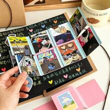مجموعة كتاب مفاجأة ثلاثي الأبعاد DIY بحجم 11 بوصة، تتضمن آليات ثلاثية الأبعاد مسبقة التجميع، مجموعة ألبوم صور وسكرابوك شاملة، تأتي مع أقلام تحديد وملصقات، هدية يدوية مثالية للأزواج والذكرى السنوية وأعياد الميلاد - 11 * 8.27 بوصة - مشاهدة 9