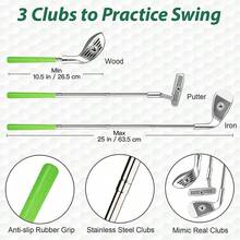 Set Mainan Golf Anak, Permainan Golf Interaktif Orang Tua-Anak di Dalam/Luar Ruangan, Mainan Olahraga Edukatif untuk Anak Laki-laki dan Perempuan, Klub Golf untuk Latihan Belajar Dini, Hadiah Ulang Tahun Anak - Mainan golf - View 13