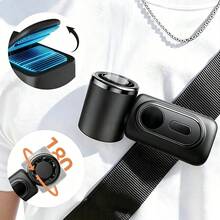SULVGO Kipas Genggam Mini Portabel Jepit 3-in-1, Baterai Isi Ulang 3000mAh, 5 Kecepatan Angin, Aliran Udara Dapat Diatur 180°, Pendingin USB, Cocok untuk Perjalanan, Kantor, dan Penggunaan Pribadi - Clip-on - View 1
