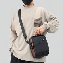 4 Colors Available, Casual Chest Bag For Men, Multifunctional Crossbody Sling Bag With Combination Lock, Lightweight Large Capacity, PU Leather Waterproof And Wear-Resistant, Sports Cycling Shoulder Bag - Multicolor - View 10