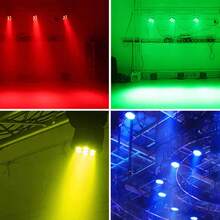 Party DJ Disco Light, Spotlight, Beam Light, Moving Head Light, 7x 8W, 360 Degree Rotation, RGBW DMX Remote Control, Voice Control, Suitable For Party, Home Gathering, Stage Performance, Nightclub, Wedding Venue, DJ, Bar Performance, Light Show - View 7