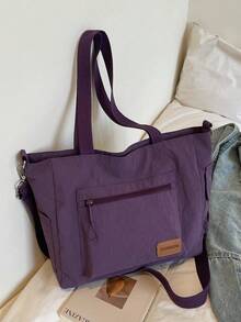 Women Tote Bags - Purple - View 2