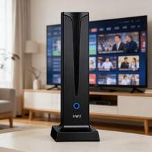2026 New Ultra HD TV Antenna, Indoor/Outdoor Universal, Built-In Signal Amplifier, 360° & Long Range Reception HD TV Antenna, Suitable For Local Channels, Supports 4K And 1080P HD Digital TV, Enhanced Signal, Suitable For Home TV - View 6