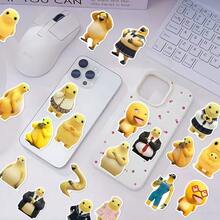 54Pcs Viral Meme Cartoon Stickers Weird Abstract Funny Character Vinyl Decals Waterproof DIY Decor Stickers For Laptop Luggage Journal Phone Case Water Bottle Scrapbook Handicraft Gift For Teens Students - Multicolor - View 5