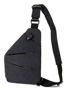 Men's Anti-Theft Crossbody Bag, Lightweight Backpack Chest Bag, Large Capacity Casual Shoulder Bag, Suitable For Travel, Business Trip And Daily Use - Multicolor - View 8