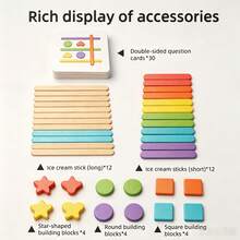 Estantería de almacenamiento de madera elegante para el hogar - Estilizada & Práctica, Adecuada para la vida moderna - Multicolor - Ver 6