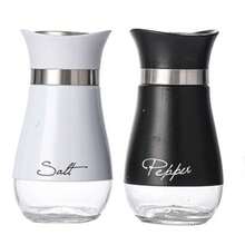 2pcs Salt And Pepper Shaker Set, 4oz Glass Bottom Salt And Pepper Shakers With Stainless Steel Lids, Suitable For Kitchen Cooking, Dining Table, RV, Camping, BBQ, Refillable Design - Multicolor - View 9