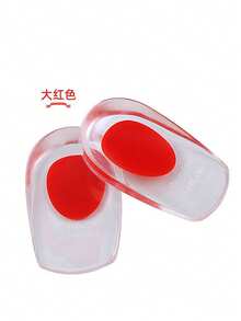 2/1pc Affordable Practical Clear Silicone Gel Heel Cushion Inserts, U-Shaped Heel Pads, Shock Absorption Anti-Impact Orthopedic Insoles For Office Travel Sports Daily Wear, Men Women Reusable Washable Foot Comfort Support, Graduation Season Gift - Heel Pad - View 14