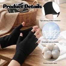 Moisturizing Gloves - Black - View 2