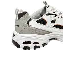 Skechers 女士 D'LITES 系列时尚系带运动鞋，2026 夏季新款复古厚底休闲运动鞋 896204-WBK - 896204-WBK - 查看 10