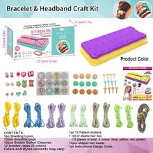 Friendship Bracelet Making Kit, Girls Hair Tie Making Kit, DIY Handmade Braided Rope Jewelry Craft Tool Set, Craft Kit Includes Creative Stickers - Suitable As Birthday, Holiday Or Gift For Girls. Suitable For Boys And Girls Aged 6 And Above. - Multicolor - View 19