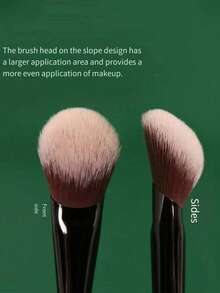 1pc Enhanced M65 Contour & Blush Brush, Soft Bristle Brush, Suitable For Beginners, Natural Makeup Application - Multicolor - View 5