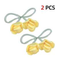 2pcs Creative Floral Curtain Tie Backs, Rose Flower Curtain Tiebacks, Curtain Ropes, Floral Clothing Accessories, Curtain Hanging Decor, Curtain Fasteners, Home Decor - Multicolor - View 14