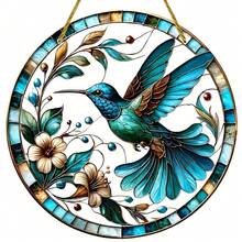 Nuevo disco redondo plano de acrílico decorativo colorido estilo bohemio para interior/exterior - Multicolor - Ver 9