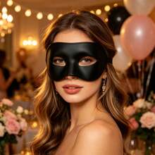 4pcs Single-Sided Flat Head Masks Unisex Multicolor Retro Design Adult Party Black White Personalized Cool Face Mask - Multicolor - View 4