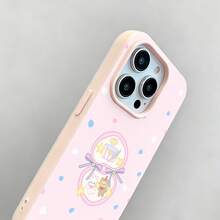 Tema mágico del conejito Crazytutu rosafunda de teléfono Fundas compatibles con ,Apple,VIVO,OPPO,,, y Honor.Fabricadas en silicona TPU,ofrecen protección contra golpes y caídas. - Rosa - Ver 2