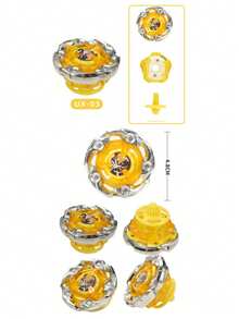1 pieza Nuevo Lanzamiento Serie X Defensiva Multi-Estilo Peonza de Aleación de Batalla Juguete Fidget (Requiere Ensamblaje Propio) - Multicolor - Ver 36