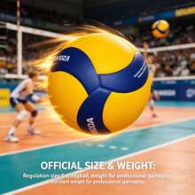 #5 Nuevo Balón de Voleibol Estampado para Entrenamiento Deportivo al Aire Libre Regalo de Navidad - Multicolor - Ver 3
