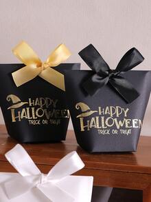 Halloween Gift Flower Box, Candy & Snack Box, Halloween "Trick Or Treat" Decoration, Halloween Ornaments, Halloween Candy & Cookie Storage Box, Paper Food Box, Gift Packaging Box, Halloween Party Gift Box, Haunted House Decoration, Home Decor, Kitchen Decor, Halloween Party Decoration, Halloween Party Supplies, Table Decor - View 4