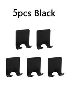 1-10pcs Bathroom Razor Holder, Razor Hook, Shower Men's Blade Rack, Home Bedroom Decor, Home Decor, Wall Decor, Bathroom Accessories, Bathroom Storage Box, Drill-Free Storage Rack, Wall Keychain, Wall-Mounted Clothes Bag Storage Hook - Multicolor - View 13