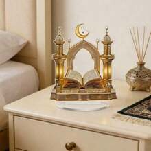 1pc Decorative Acrylic Mosque Desktop Ornament, 2D Craft Art, Multi-Purpose Home Decor, Ideal Ramadan Eid Gift - 1PC - View 2