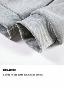 Men's Premium Hoodie And Comfortable Winter Jogger Pants Set - Light Grey - View 4