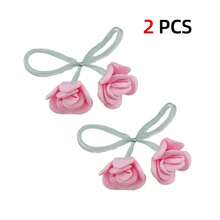2pcs Creative Floral Curtain Tie Backs, Rose Flower Curtain Tiebacks, Curtain Ropes, Floral Clothing Accessories, Curtain Hanging Decor, Curtain Fasteners, Home Decor - Multicolor - View 15