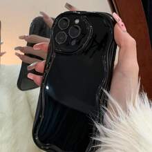 Premium Cream White Minimalist Mobile Phone Case, Asymmetrical Design, Compatible With 11, 11 PRO, 11 PRO MAX, 12, 12 MINI, 12 PRO, 12 PRO MAX, 13, 13 MINI, 13 PRO, 13 PRO MAX, 14, 14 PLUS, 14 PRO, 14 PRO MAX, 15, 15 PLUS, 15 PRO, 15 PRO MAX, 16, 16E, 16 PLUS, 16 PRO, 16 PRO MAX, X, XS, XR, XS MAX, 17, 17 PRO, 17 AIR, 17 PRO MAX - 混合顏色 - 查看 2