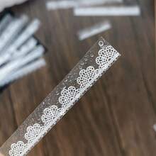 30pcs PET Waterproof Stickers, Long Lace Trim Decorative Material Stickers, Stationery Stickers, DIY Stickers - One Size Fits All - View 7