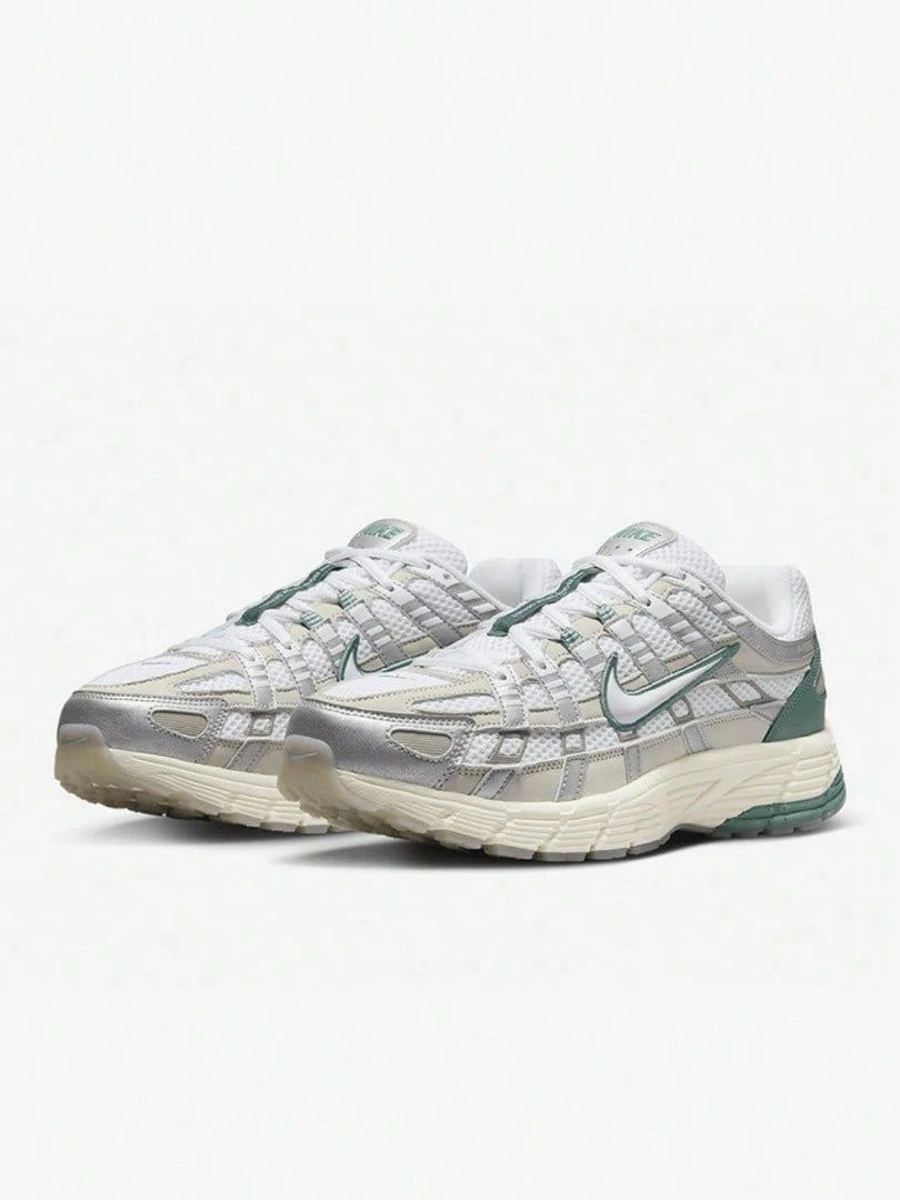 NIKE 新款 P-6000 PRM 中性復古緩震運動鞋 HF4308-072 - 白綠色 - 查看 1