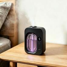1pc Smart Aromatherapy Diffuser Humidifier Bathroom Air Freshener Ultrasonic Cool Mist Ultra Quiet 5-Speed Timer Essential Oil Diffuser Automatic Fragrance Mist Machine For Home Bedroom Office 300mAh - A - View 28