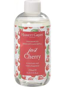 Hassett Green London - Just Cherry - Fragrance Oil Reed Diffuser Refill - Larger Size 250ml Bottle KP1Q - Just Peach - View 2