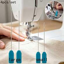 2pcs Sewing Machine Threader Set, Stainless Steel Material, High Precision Fast Threading Tool, Large, Medium And Small Sizes Available, Compatible With Multiple Sewing Machine Models, Easy To Use, Durable, Comes With Thread Guide, Suitable For Home Sewing And Cutting Projects - Multicolor - View 11