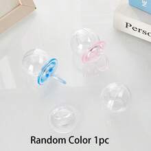1/12pcs Creative Pacifier Shaped Candy Jars, Baby Shower Mini Pacifier Bottle Boxes, With Lid Candy Containers, Small Item Storage Boxes, Gift Storage Containers, Candy, Cake, Chocolate Display, Suitable For Home, Wedding, Baby Shower, Valentine's Day, Easter, Thanksgiving - Nipple - View 14