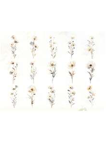 1 Pack 30pcs Romantic Botanical Floral PET Stickers DIY Collage Decoration Scrapbook Material - DT1852 - View 6