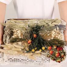 Artificial Flower DIY Kit, 10~12 Inches, Hand-Picked, Includes Faux Lavender/Eucalyptus/Wheat Flowers, Suitable For Home Office Wedding Decoration, Low Maintenance Bohemian Rustic Style Home Decor, Wedding Centerpiece Arrangement. - Mix-04 - View 5